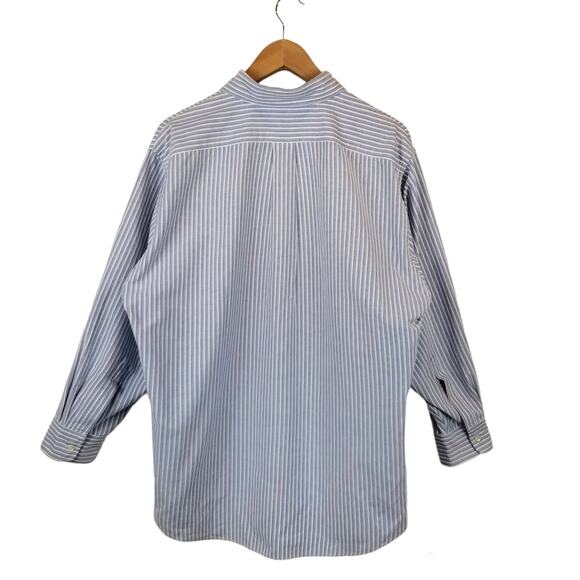 L.L. Bean Men's Striped Button Down Dress Shirt Size XL - Picture 2 of 6